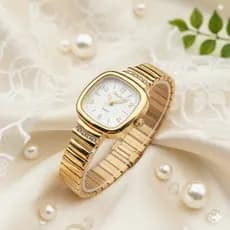 Relógio feminino MINI quartzo aço inoxidável pulseira MOLA [yi]