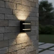 KIt 6 Luminárias Arandela Slim 2 Focos Externa e Interna Parede Muro