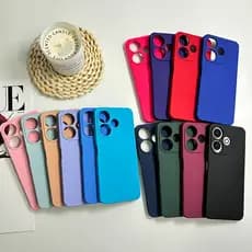 Para Samsung A1 A2 A02 A04 A04S A04E A05 Capa de Telefone de Silicone com Proteção de Lente