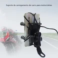 X-tipo acessórios do suporte do telefone móvel suporte do suporte espelho retrovisor da motocicleta
