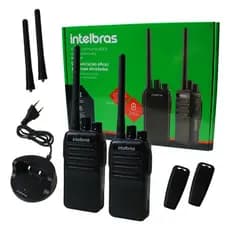Kit de Rádio HT Intelbras, ideal para comunicação eficiente em diversas atividades ,pronta entrega ,produto de qualidade