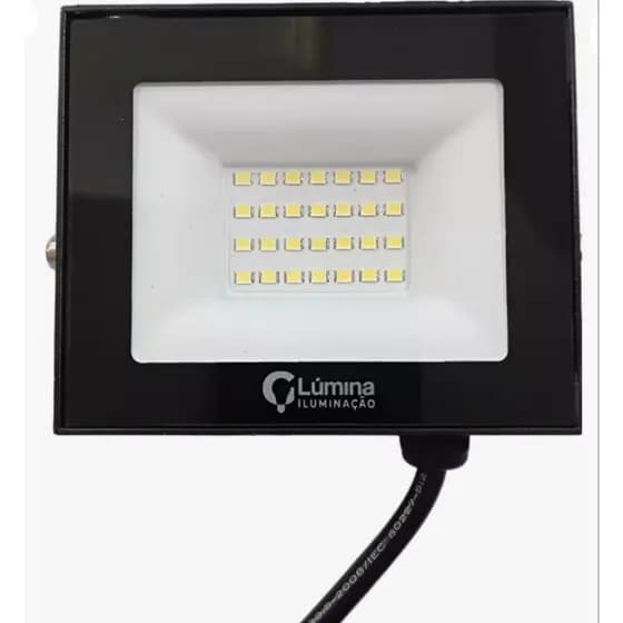 Refletor Slim lumina 50w ,resistente, proporciona durabilidade e segurança, Perfeita para áreas como jardins,