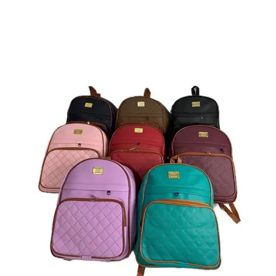 Mochila Feminina Bolsa Feminina em Couro Sintético