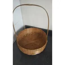 kit com 10 cestas de 25 cm bambu para  café da amanhã  lembranças e decoração