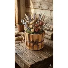 Cachepô artesanal  rústico tamamho P/M/G para vaso decorativo e arranjos