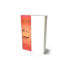 Papel Couche Brilho A4 170g 250 Folhas Laser Impressao Grafica Foto Convite
