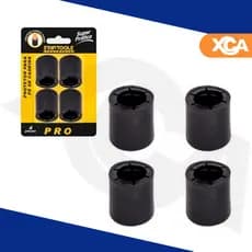 Protetor Pés de Cadeira 4 Peças Kit Silicone Borracha Para Móveis