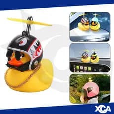 Pato Jack Zoeira Kit 2 Bicicleta Amarelo Decoração Astronauta Hélice Libélula Capacete Bike