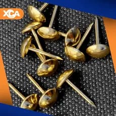 Tachinha Percevejo Latona Dourado Ouro Metal Kit Com 200  11X10MM Papelaria