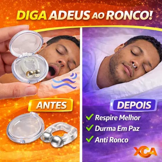 Dilatador Nasal Clips Magnético Anti Ronco Confortável e Reutilizável