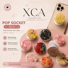 Pop Socket  com 1, 5 ou 10 Unidades Suporte Celular Dedo Anti Queda Universal