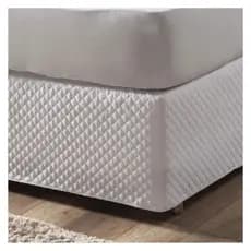 Saia Cama Box Com Elástico Casal Solteiro Queen King Size Matelado Ultrassônico Microfibra