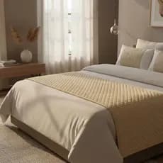 Peseira de Cama Matelada Ultrassônica Casal Queen – Elegância e Proteção 1 Peça