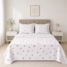Cobre Leito Piquet Queen | King 3 Peças Leve e Elegante + Porta Travesseiro com Zíper