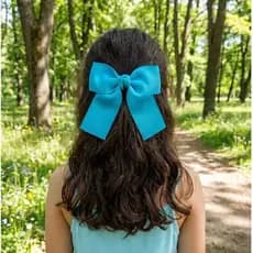 Laço de Cabelo para Menina com Pontas no Bico de Pato, Infantil e Adulto