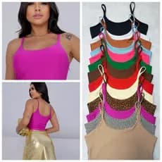 Regata Cropped Alcinha - Conforto e Estilo em Tecido Suplex