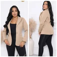 Blazer Feminino Elegante - Tecido Neoprene - Chique e Confortável