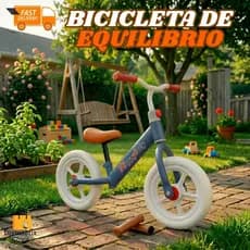 Bicicleta de Equilíbrio Infantil sem Pedal – Ideal para Crianças Aprenderem a Pedalar, Usar em Parques, Quintal e Passei
