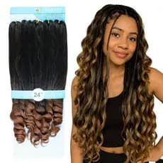 Cabelo Boho Curl Caracol 400g – Jumbo Premium p/ Tranças 70cm