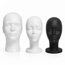 Suporte de Isopor Para Lace Wig Mega Hair Cabeça Profissional