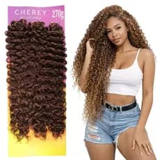 Cabelo Bio Orgânico Cacheado Marshmallow Para Tranças Mega Hair