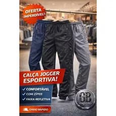 KIT 3 CALÇAS JOGGER MASCULINA PARA ACADEMIA E PARA O DIA A DIA CALÇAS COM BOLSOS E CORDÃO DE AJUSTE