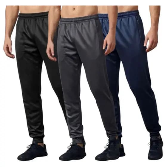 KIT COM 2 OU UNIDADE CALÇA JOGGER PARA ACADEMIA DIA A DIA CONFORTO E QUALIDADE CALÇA SLIM FIT