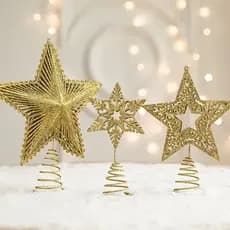 Ponteira arvore de natal de ferro 15CM/E72065