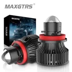 Par Lâmpada Laser Mini LED MAXGTRS H7 H11 H8 HB3 HB4 9005 9006 Farol/Névoa