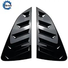 Kit De Peças Do Obturador Da Tampa Porta-Malas Traseiro Preto Brilhante Para Volkswagen Polo Mk6 2018-2023