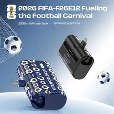 FIFA-F26E12 AI Smart Tradução em tempo Real Fone de ouvido Bluetooth sem fio OWS Power Bank Bluetooth 6.0 com Display LE