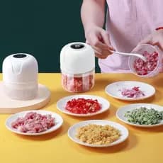 Mini Processador Elétrico De Alimentos Usb Sem Fio 250ml