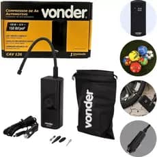 Compressor De Ar Automotivo Portátil 12v Cav126 Vonder