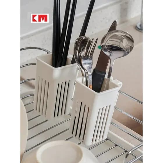 Pendurado pauzinhos cesta talheres rack de cozinha garfo dreno rack pauzinho resto colher caixa armazenamento pauzinho t