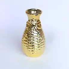 Vaso Decorativo em Cerâmica – Dourado Luxo Home Gold Decor Sala Decoração ENVIO IMEDIATO