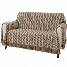 Manta Para Sofá e Cama King a solteiro de 2,00x1,45 a 270x260cm, Fibra com Algodão e Decoração Luxo Premium