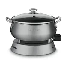 Panela Elétrica com Acessórios para Fondue Inox 127V Prata Cuisinart ®