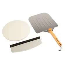 Conjunto para Pizza com 3 Peças em Aço Inox Deluxe Cuisinart ®