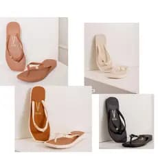 Chinelo Feminino Vizzano Square Tira Slim Bico Quadrado Tendência 1055