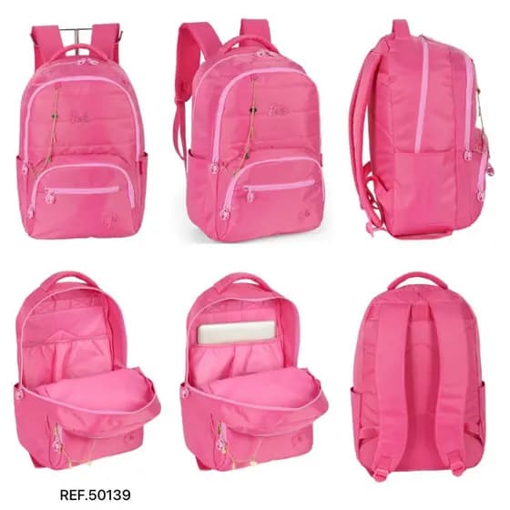 MOCHILA DE COSTA BARBIE 50139 ORIGINAL ESCOLAR DIA A DIA JUVENIL MOCINHA