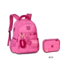 KIT MOCHILA DE COSTAS ESTOJO RB ORIGINAL REBECCA BONBON DIA A DIA ESCOLAR