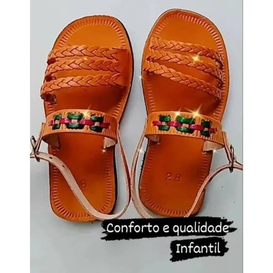 Sandalia de Couro Sandalia feminina Sandalia Moana Sandalia de couro legitimo