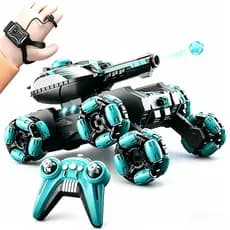 Carro de Brinquedo Infantil Acrobacias com Controle Remoto Drift 360° Tanques de controle remoto
