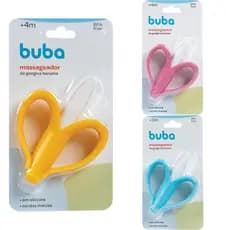 Massageador de Gengiva Buba Banana Mordedor Bebê Bananinha Silicone Dentinho Bebe Baby 100% Silicone