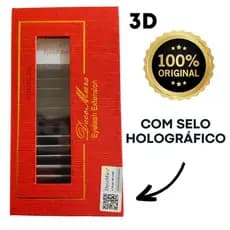 Cílios Decemars W 3D Volume Egípcio | Original C Selo|  Extensão De Cilios | Fio a Fio | Adesivo