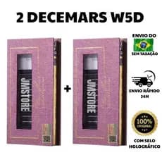 Kit 2 Cílios Decemars W 5D Volume Egípcio | Original C Selo|  Extensão De Cilios | Fio a Fio | Adesivo