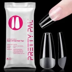 Kit 120 Moldes de Unha Acrílica Uv Gel Unhas Acrilico Alongamento de Unha Em Gel