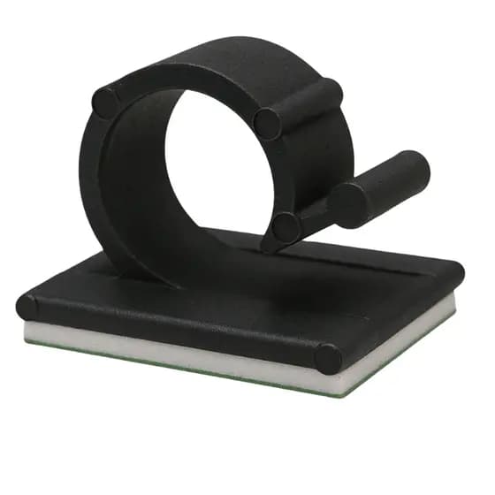 Organizador De Fios e Cabos Mz Clip 13mm - Branco ou Preto