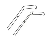 SUPORTE PARA VARA DE PESCA 31CM KIT C/ 2.