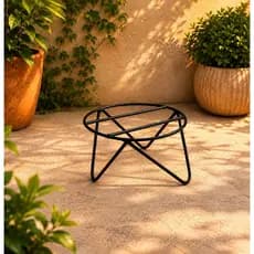 SUPORTE TRIPÉ  DE CHÃO PARA VASO COM 2 HASTE SUPERFICIAL  20CM X 24CM (1pç)
